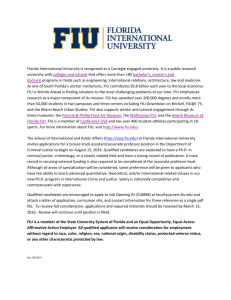 Florida International University is recognized as a Carneg