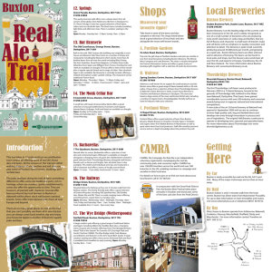 Buxton Real Ale Trail - The Pavilion Gardens
