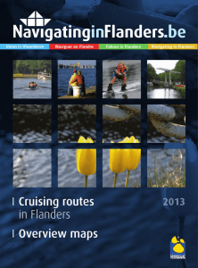 Cruising routes in Flanders Overview maps