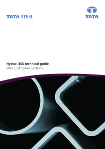 Hybox® 355 technical guide Structural hollow sections