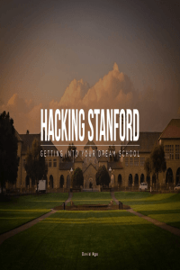 (Sample) Hacking Stanford