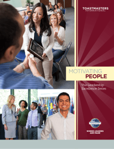 motivating people - Boaters Toastmasters Christchurch