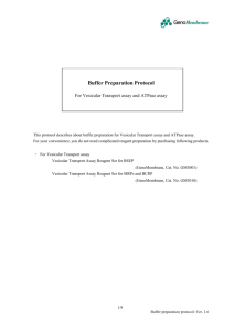 Buffer Preparation Protocol