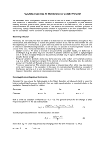 Summary - Evolutionary Biology