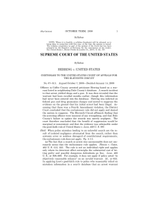 Herring v. United States - Electronic Privacy Information Center