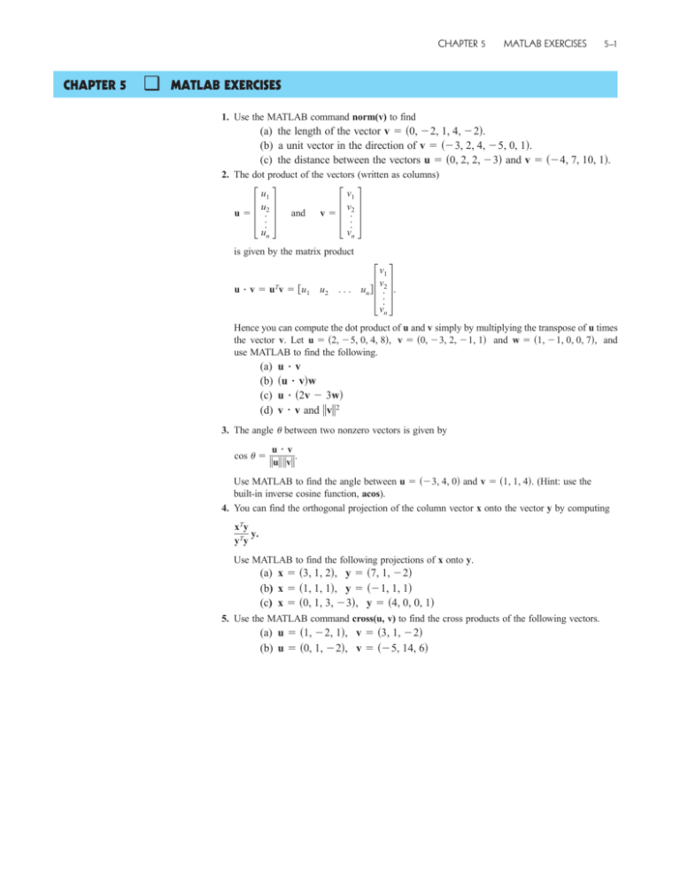 Inner Product Spaces