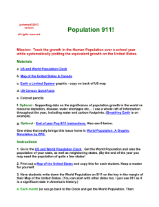 Population 911! - Science Seven Homepage