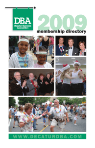 DBA Directory 2009 - Decatur Business Association