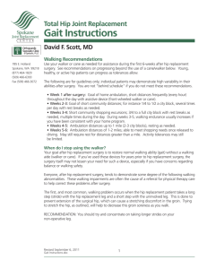 Gait Instructions - Orthopaedic Specialty Clinic of Spokane