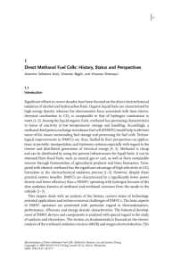 1 Direct Methanol Fuel Cells: History, Status and Perspectives