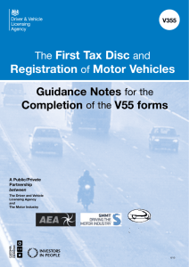 The First Tax Disc and Registration of Motor Vehicles