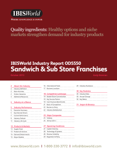 Sandwich & Sub Store Franchises