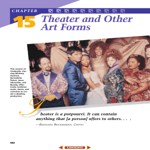 Ch. 15 Theatre and Other art forms