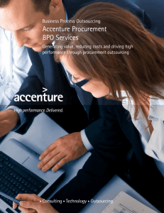Accenture Procurement BPO Services