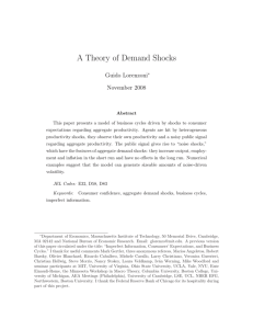 A Theory of Demand Shocks