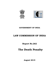 The Death Penalty - Law Commission of India