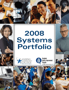2008 Systems Portfolio - Lansing Community College