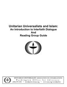 UU Muslim Interfaith Guide - Islamic Society of North America
