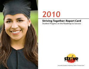 Striving Together: Report Card - National Student Clearinghouse