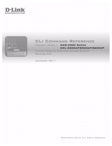 CLI Command Reference - D-Link