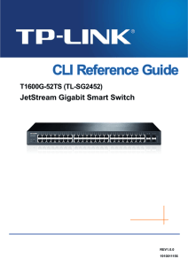 Chapter 4 Voice VLAN Commands - TP-Link