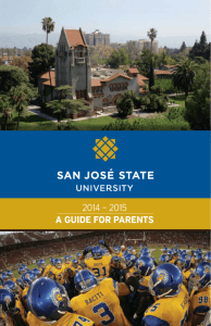 San Jose State University 2014 Parent guide