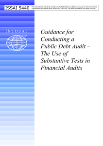 Guidance for Conducting a Public Debt Audit – The Use of