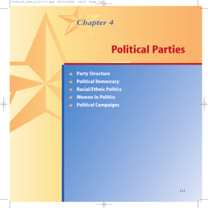 Chapter 4 Political Parties