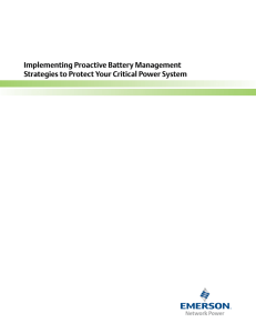 Implementing Proactive Battery Management