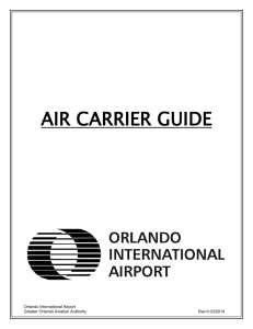 Air Carrier Guide - Orlando International Airport