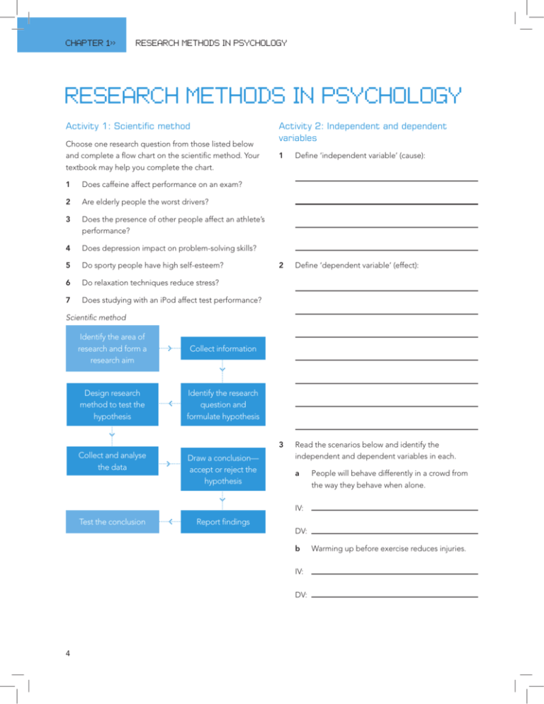research methods in psychology exam 2