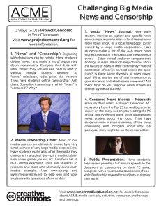 Censorship Guide for Teachers pdf here
