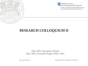 RESEARCH COLLOQUIUM II