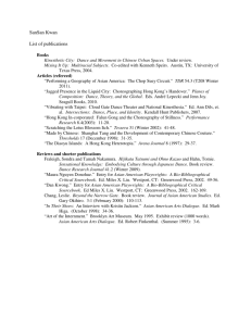 SanSan Kwan List of publications