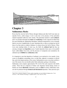 Chapter 3 Sedimentary Rocks - University of South Alabama