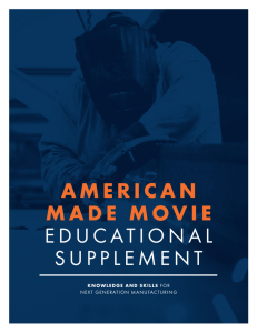 AMERICAN MADE MOVIE EDUCATIONAL SUPPLEMENT