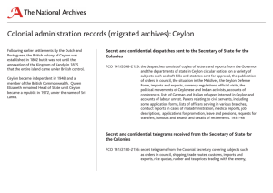 Colonial administration records (migrated archives) 4th tranche