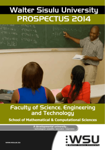 Mathematical & Computational Sciences