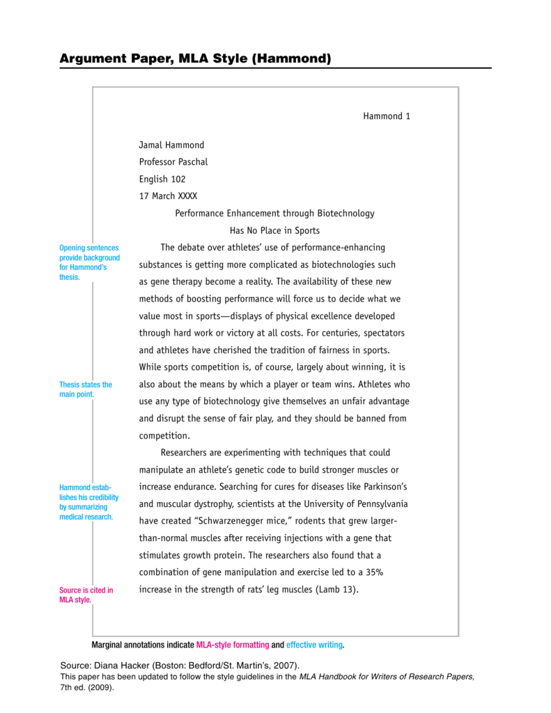 mla format for electronic essay