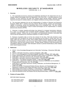 wireless security standards