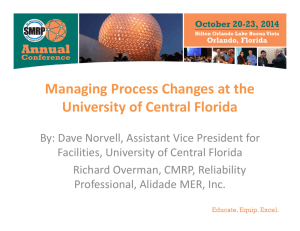 Managing Process Changes at the University of Central Florida