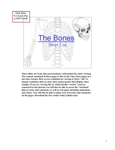 The Bones PDF - classvideos.net