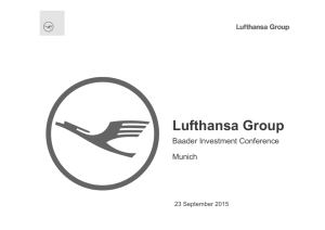 Lufthansa Group - BAADER