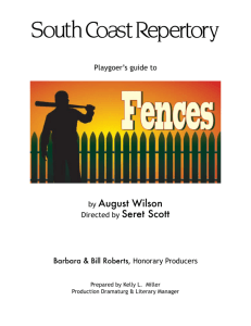 Fences Guide - South Coast Repertory