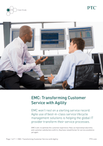 EMC: Transforming Customer Service with Agility