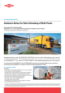 Guidance Notes for Safe Unloading of Bulk Packs