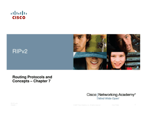 Routing Protocols and Concepts – Chapter 7