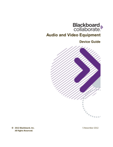 Audio and Video Device Guide