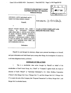 1 Class Action Complaint and Demand for Jury Trial 04/27/2015