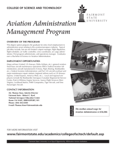 Aviation Administration Management Program